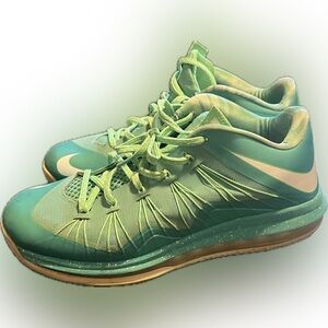 Nike LeBron X Low “Easter” – Teal/Green – Men’s Size 11.5